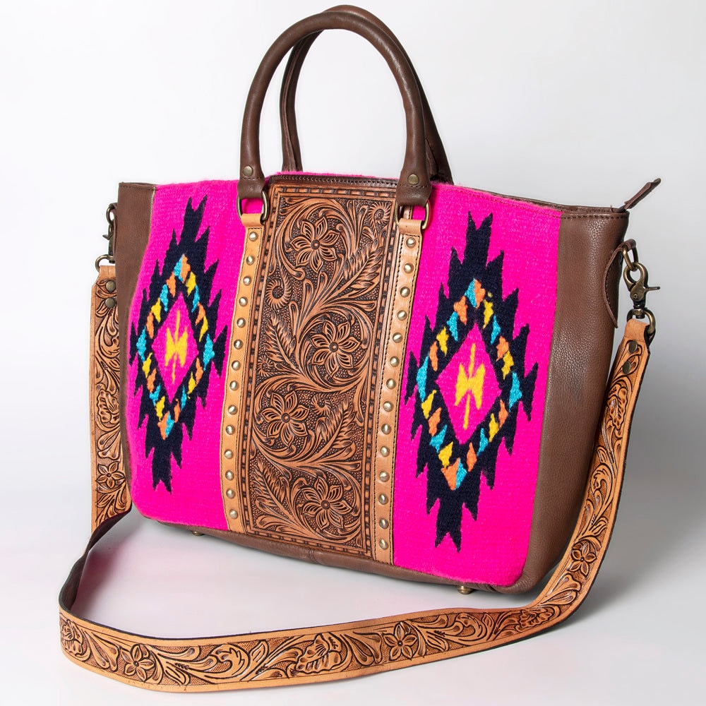 Western Purse, Hand Tooled Leather Purse, Conceal Carry Purse, Cowhide Purse, Genuine Leather Purse, Western Crossbody Purse, Leather Purse