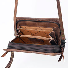 Load image into Gallery viewer, Willow Glen Western Leather Crossbody Wallet
