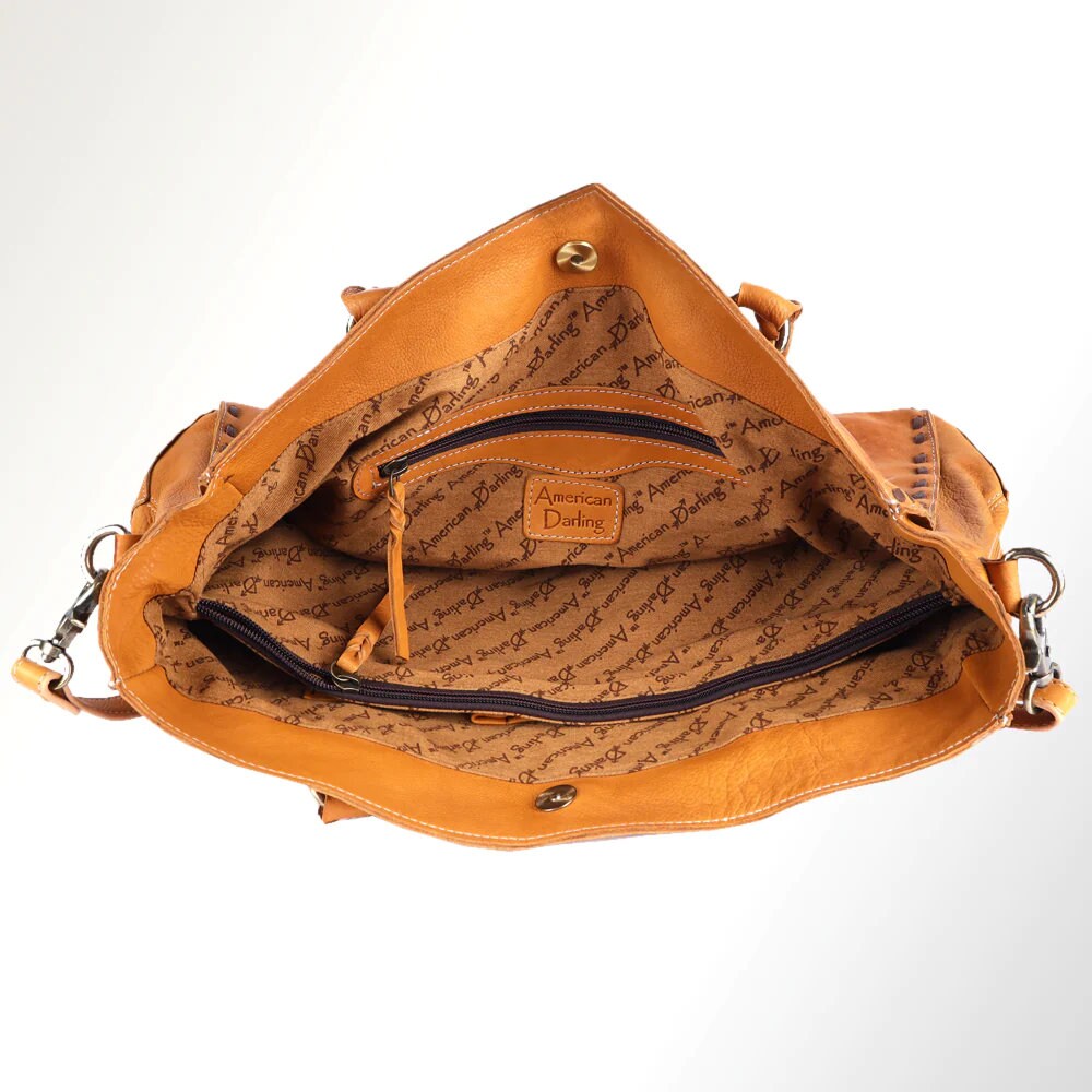 Standing Rock Leather Crossbody Purse