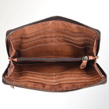 Load image into Gallery viewer, Womens Leather Wallet, Vintage Leather Wallet, Distressed Leather Wallet, Soft Leather Wallet, Genuine Leather Clutch
