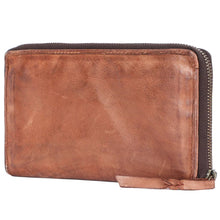 Load image into Gallery viewer, Womens Leather Wallet, Vintage Leather Wallet, Distressed Leather Wallet, Soft Leather Wallet, Genuine Leather Clutch
