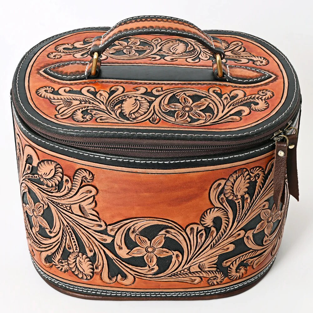 Mesa Vista Hand Tooled Leather Jewelry Box Shop Dodi Jo's
