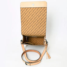 Load image into Gallery viewer, Western Hand Tooled Leather Purse, Western Tote Bag, Leather Crossbody Purse, Messenger Purse, Genuine Western Leather Crossbody Purse
