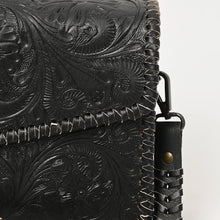 Load image into Gallery viewer, Hand Tooled Leather Crossbody Purse, Western Purse, Western Tote Bag, Conceal Carry Purse, Cowhide Leather Purse, Western Crossbody Purse
